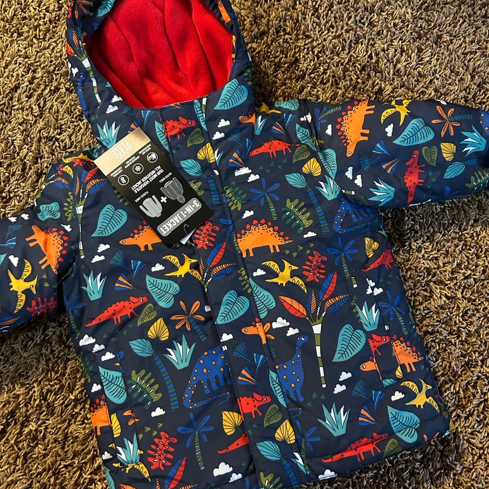 The Children's Place Colorful Dinosaur Jacket